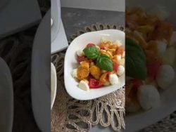 Gnocchi Caprese vom Thermomix 🌸🌺🌸 folgt mir für mehr Rezepte mit und ohne den Thermomix #shorts