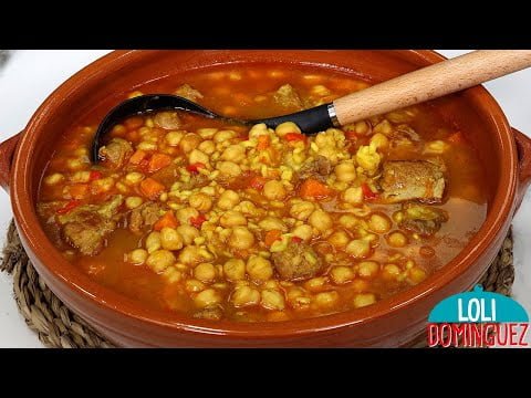GUISO DE GARBANZOS CON ARROZ, RECETA FÁCIL Y NUTRITIVA – Loli Domínguez – Recetas – Tutorial.