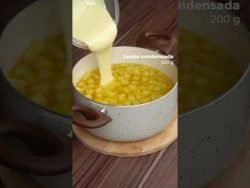 HELADO DE PIÑA #shorts #receta #postre #cocina #comida #dulce