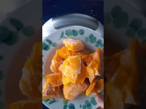 HELADO LIGERO DE MANGO CON THERMOMIX**