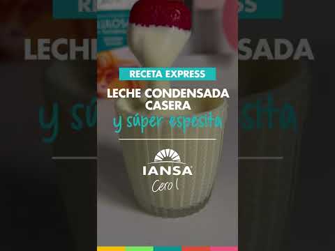Leche condensada casera #CeroK 😍 Ingredientes en la descripción 👉 #Alulosa #Receta #Iansa