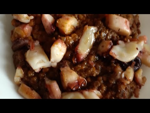 Lentejas con pulpo, fácil y rico con Thermomix