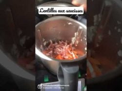 Lentilles aux saucisses #thermomix