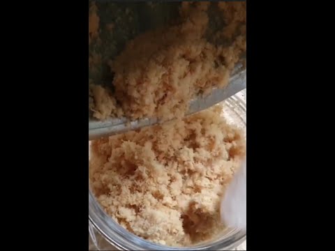 Making chicken floss with thermomix