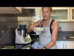 Menú completo Thermomix: Crema de guisantes y salmón con brocoli y patatas | #menuthermomix #tm6#tm5