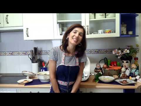 Menú:Vichyssoise de calabacín y flan en thermomix.