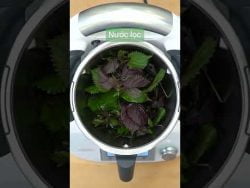 Nấu Trà tía tô Thanh nhiệt Thải độc cùng Robot Thermomix