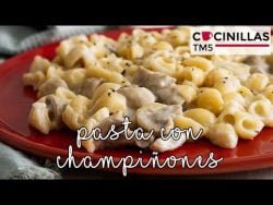 Pasta con Champiñones en 30 minutos para 4 personas 🍝 | Recetas Thermomix