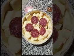 Pizza Chicago llena de Muzzarella versión Darky Cocina #pizzachicago #chicagopizza #pizza #receta