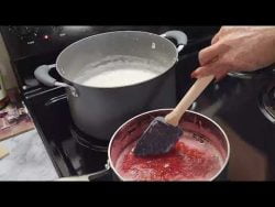 Preparando Atole De Fresa #video #123 #receta