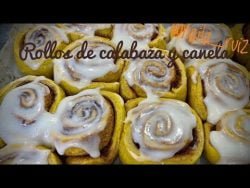 Receta fácil arillos de calabaza y canela con thermomix 💚 receta con subtítulos