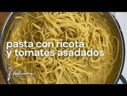 #RECETA: Pasta con salsa de ricota y tomates asados 🍝