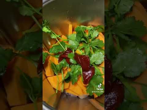 Tajska zupa z batatami i kurczakiem z thermomix 💚