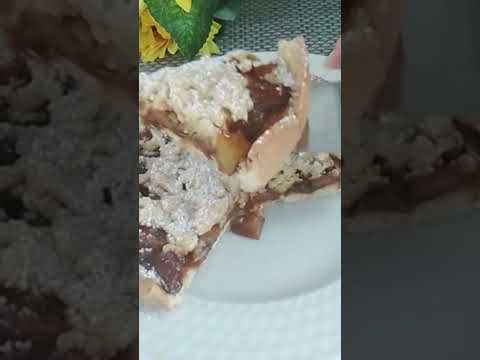 Tarta de manzana fácil | receta tarta de manzana con 3 manzanas #shorts #recetasfaciles #receta