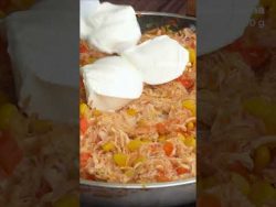 TARTA DE POLLO CON CATUPIRY #shorts #receta #tarta #viral