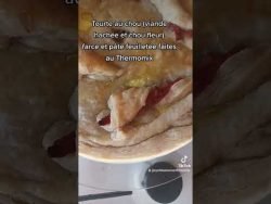 #thermomix Tourte au chou fleur #thermomixtm6 #tm6 #cookidoo