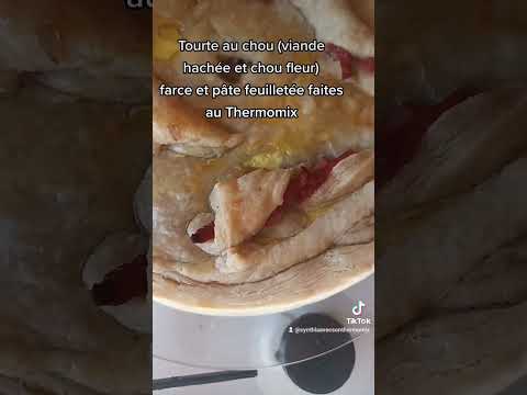 #thermomix Tourte au chou fleur #thermomixtm6 #tm6 #cookidoo