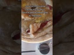 Tourte au choux pâte feuilletée maison au Thermomix #thermomix #tm6 #pâtefeuilletée #thermomixtm6