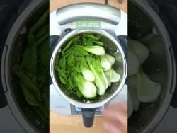 Xào Cải chip trên Robot nấu ăn Thermomix