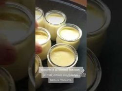 Yaourts à la vanille la recette de Cookidoo #thermomix #thermomixtm6 #tm6 #cookidoo