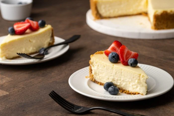 Pastel de queso con crema agria |  Galletas y Copas