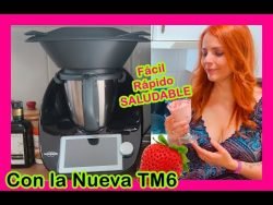 3 POSTRES SALUDABLES: Helado, mousse y smoothy de fresa 🍓 con Thermomix® TM6 Black