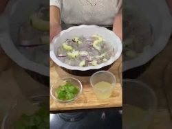 Aguachile de Camarón en Salsa Verde 🌶️🥒🍤 #short #receta #cocina #mariscos