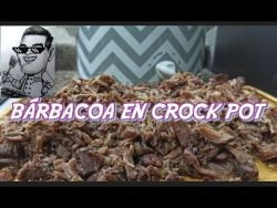 Barbacoa en cock pot, #crockpotcooking #receta #barbacoa