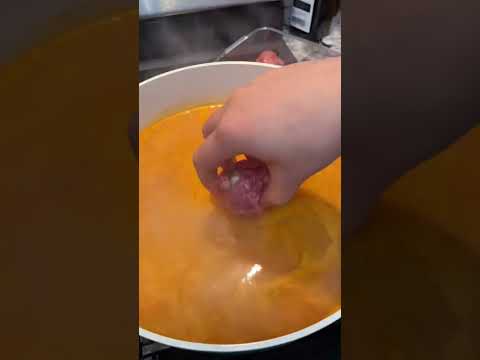 Caldo de albóndigas #shorts #food #comida #receta #recipe