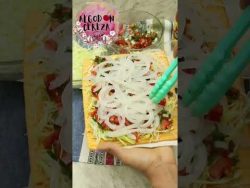 Chicharrón preparado con cueritos y verdura #comida #shorts #receta