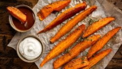 Chips de calabaza en freidora de aire, receta saludable de picoteo