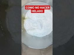 COMO NO HACER HELADO #heladocasero #receta #recetas
