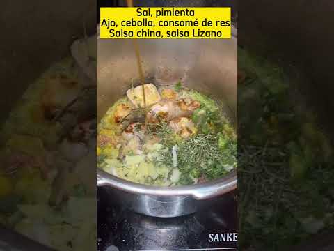 Costilla de Cerdo con papas #Costilla #cerdo #Costilladecerdo #papas #receta