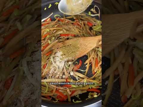 Desmechado de cáscara de plátano #cascaradeplatano #receta #potasio #carnedesmechadavegana