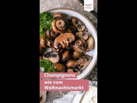 😍🌲 Champignons wie vom Weihnachtsmarkt | Thermomix® Rezept
