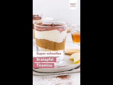 🥰😍Super schnelles Bratapfel-Tiramisu | Thermomix® Rezept