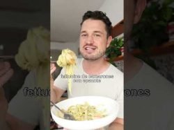 Fettucine de camarones con epazote #shorts #receta #Mexico #shortslatinoamerica