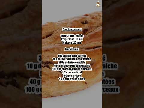 Fougasse au chorizo au Thermomix#shorts