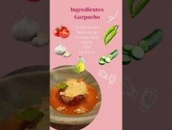 Gazpacho con Salpicón de Pescado y Marisco – #receta fácil, rica y con nutrientes