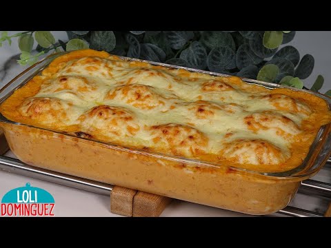 HUEVOS RELLENOS DE POLLO EN SALSA AURORA, RECETA FÁCIL 🤩- Loli Domínguez – Recetas – HUEVOS