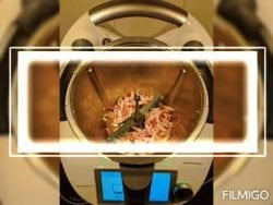 Judías verdes a la carbonara con Thermomix