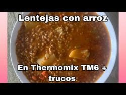 LENTEJAS con Arroz en THERMOMIX TM6 🤤 + trucos