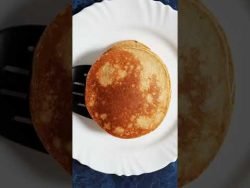 Pancakes de avena y banana saludables 🥞🥞#youtubeshorts #shorts #food #viralvideo #receta #pancake