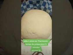 pâte à pizza et pizza au #thermomix #tm6 #cookidoo