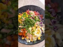 #receta de #Ensalada de #pasta fría, súper #facil y #rapido 👌🏽👌🏽👌🏽