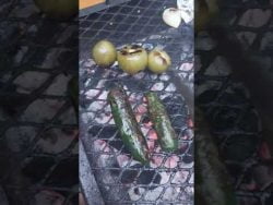 Salsa Tatemada 🔥🌶🍅 #shorts #youtube #grill #receta #grill #food #carbon #receta #parilla