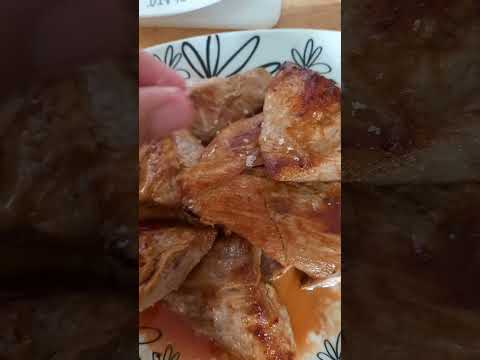 Secreto de cerdo con piña y miel #shorts #Receta #Comida #food