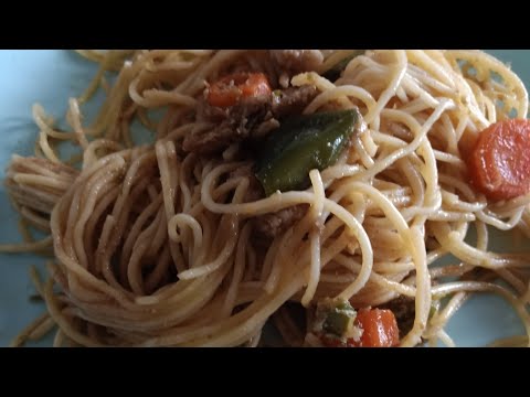 Tallarines orientales, fácil y rico con Thermomix
