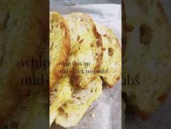 Thermomix Cheat's Garlic Bread!