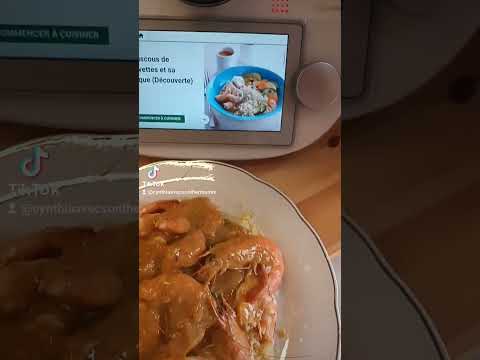#thermomix Couscous de crevettes avec sa bisque recette Cookidoo #thermomixtm6 #tm6 #cookidoo
